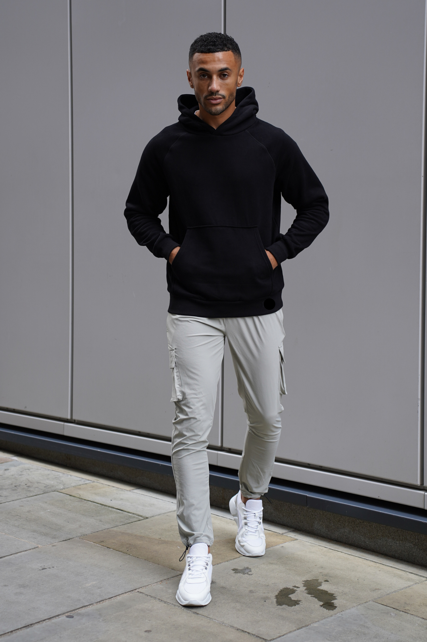 LG - Pantalon cargo ACTIVE Toggle - Gris clair