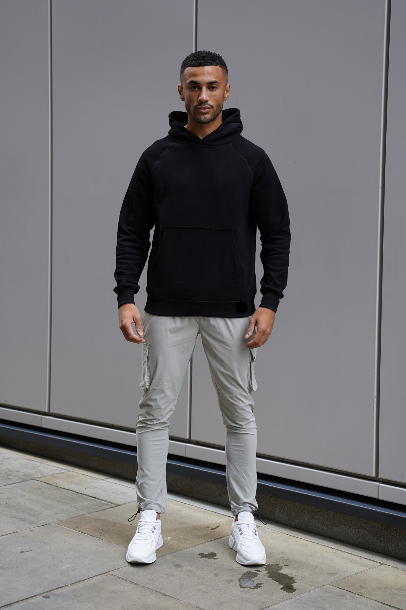 LG - Pantalon cargo ACTIVE Toggle - Gris clair