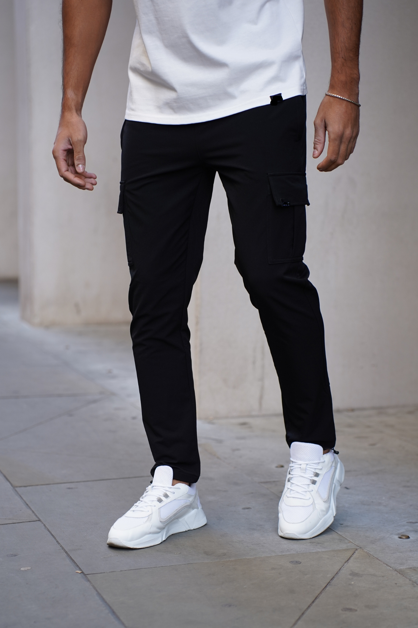 LG - Pantalon cargo UTILITY Toggle V2 - Noir