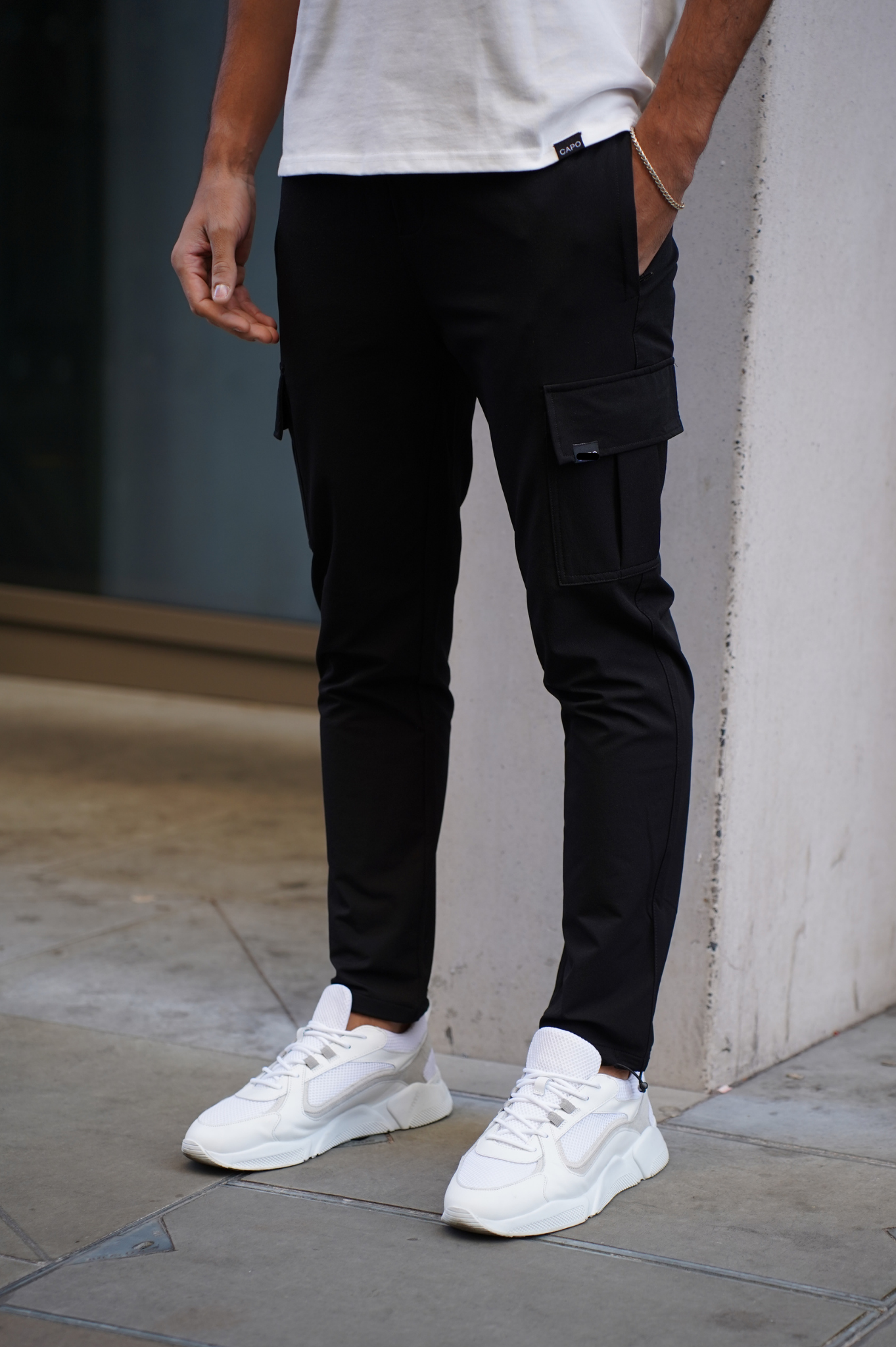 LG - Pantalon cargo UTILITY Toggle V2 - Noir