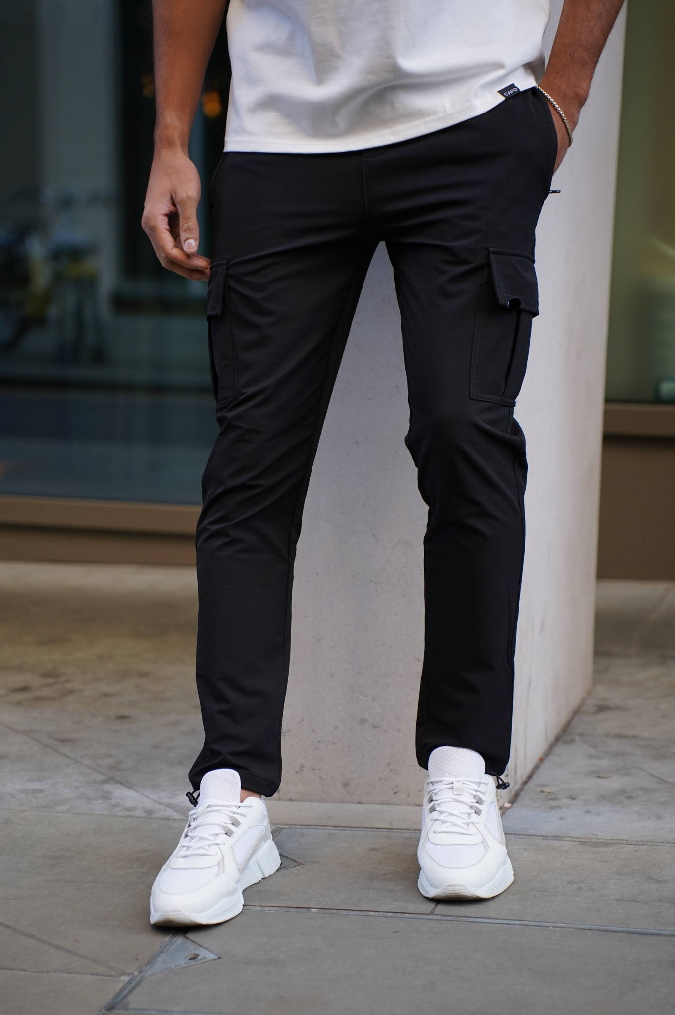 LG - Pantalon cargo UTILITY Toggle V2 - Noir