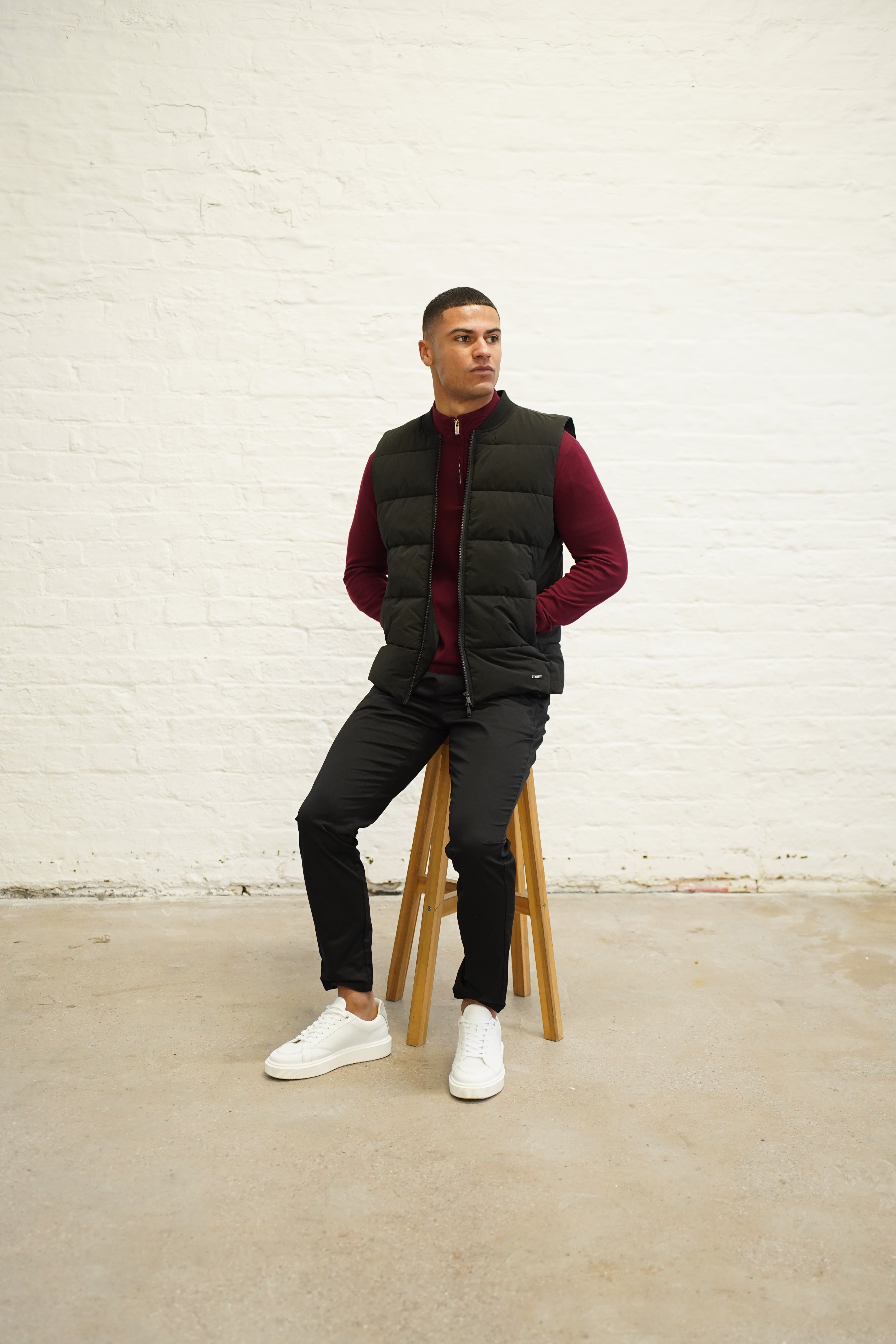 LG Cotton Egyptien 1/4 Zip Top