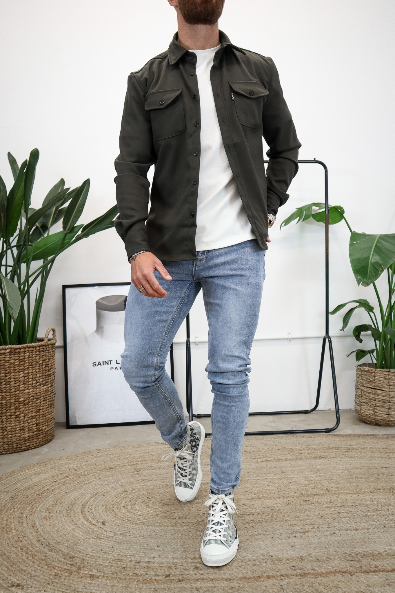 LG OVERSHIRT - Khaki