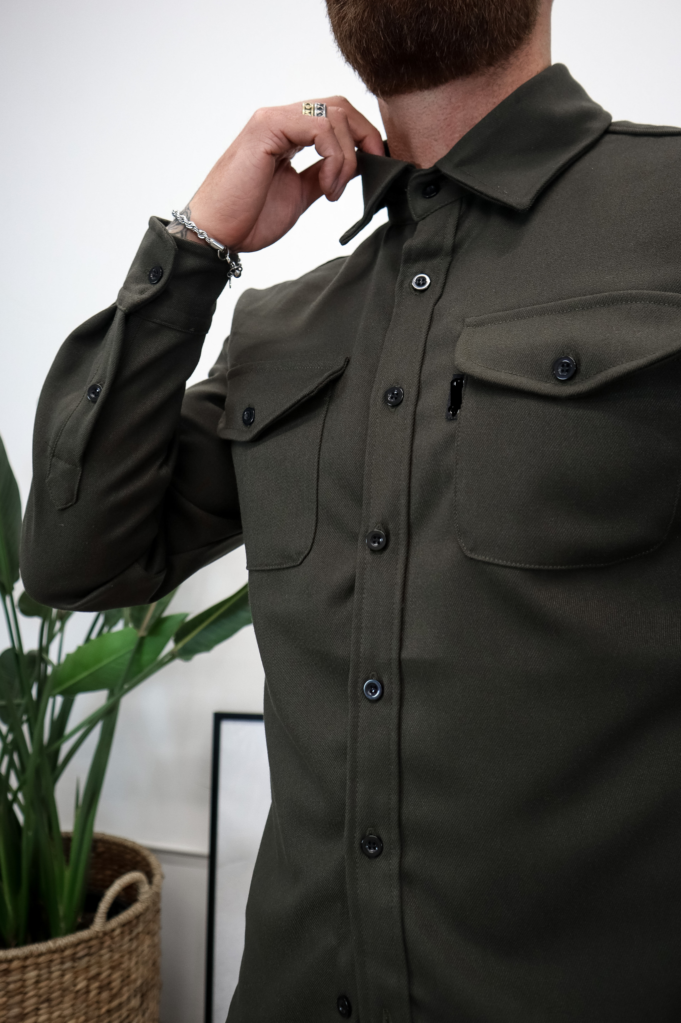 LG OVERSHIRT - Khaki