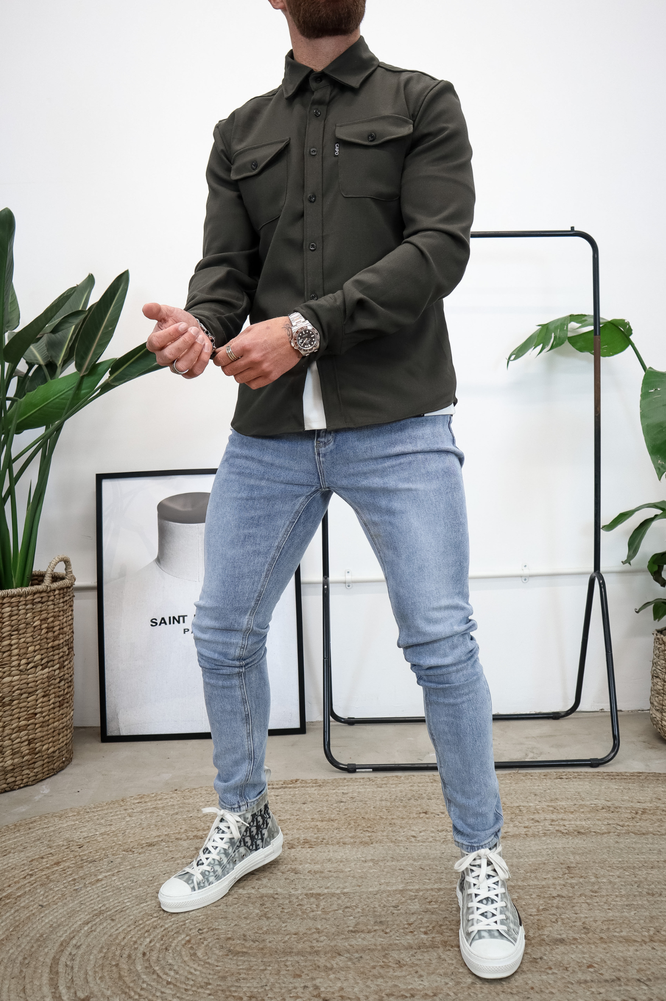 LG OVERSHIRT - Khaki