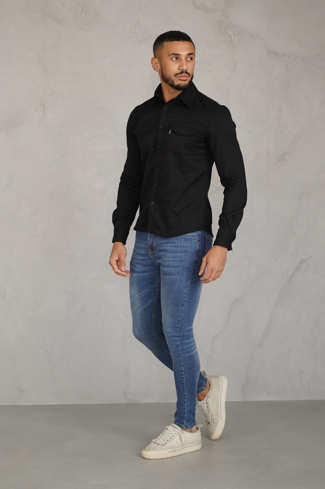 LG OVERSHIRT - Noir
