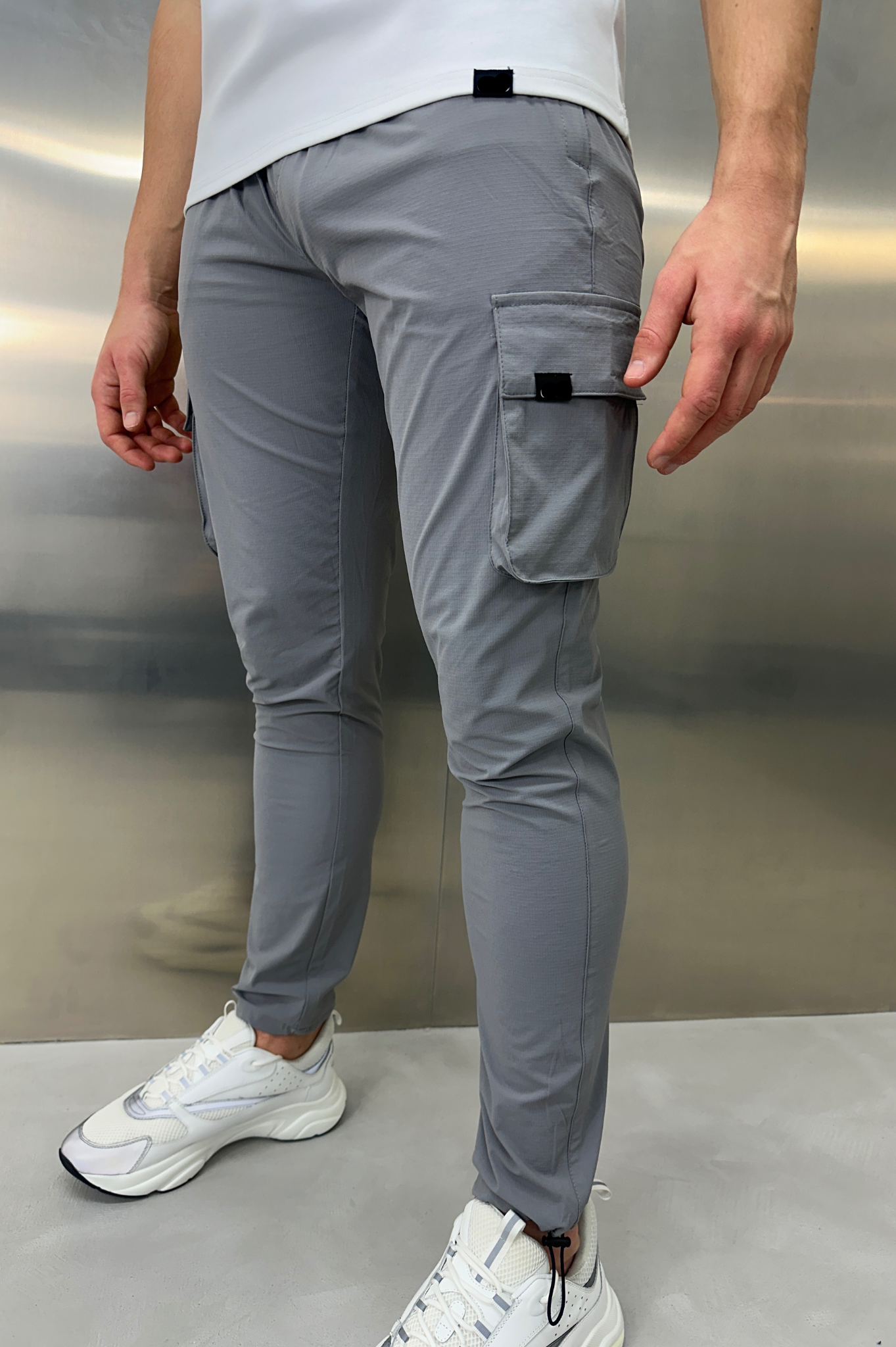 LG - Pantalon cargo ACTIVE Toggle - Gris