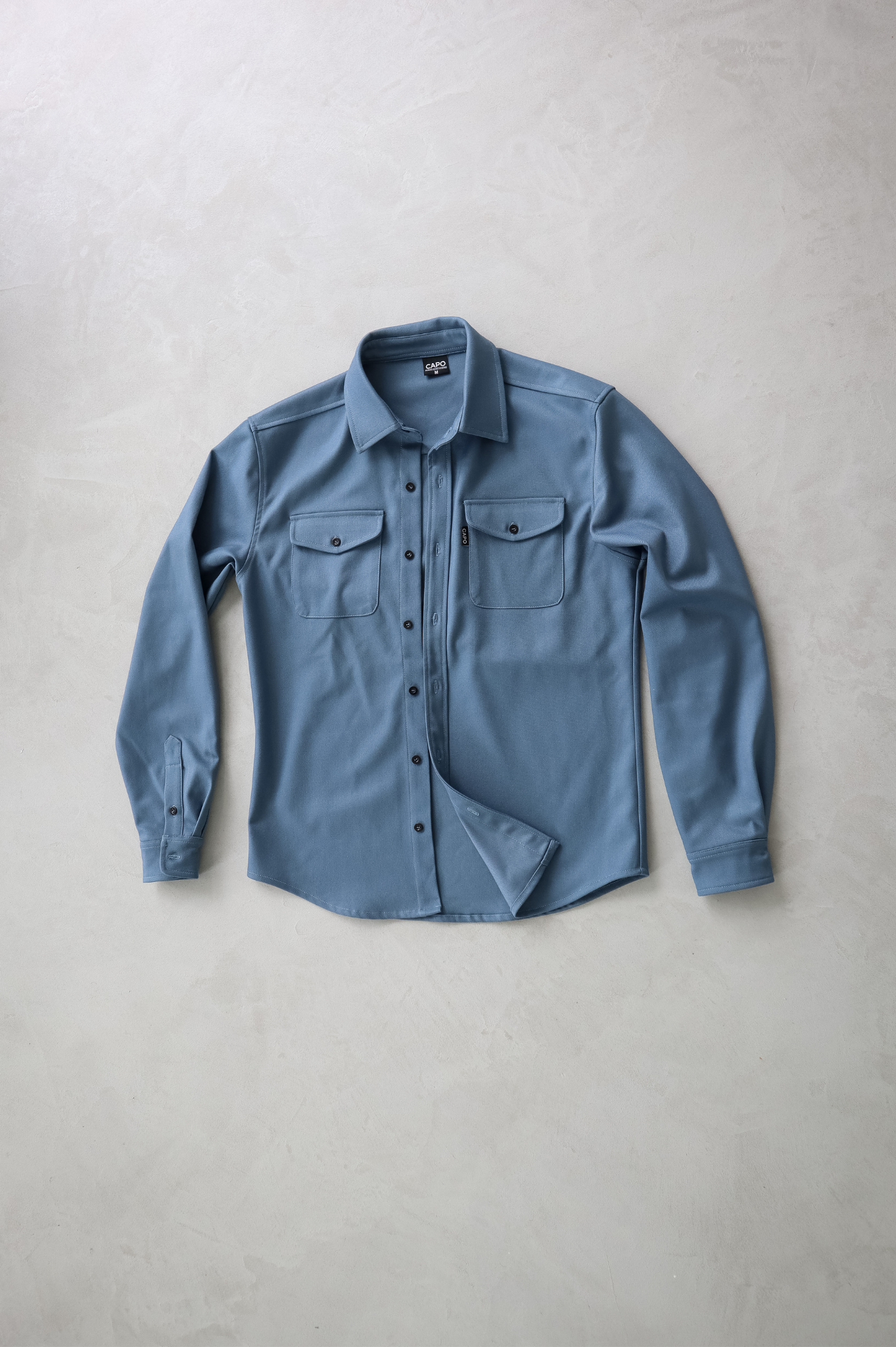 LG OVERSHIRT - Steel Blue