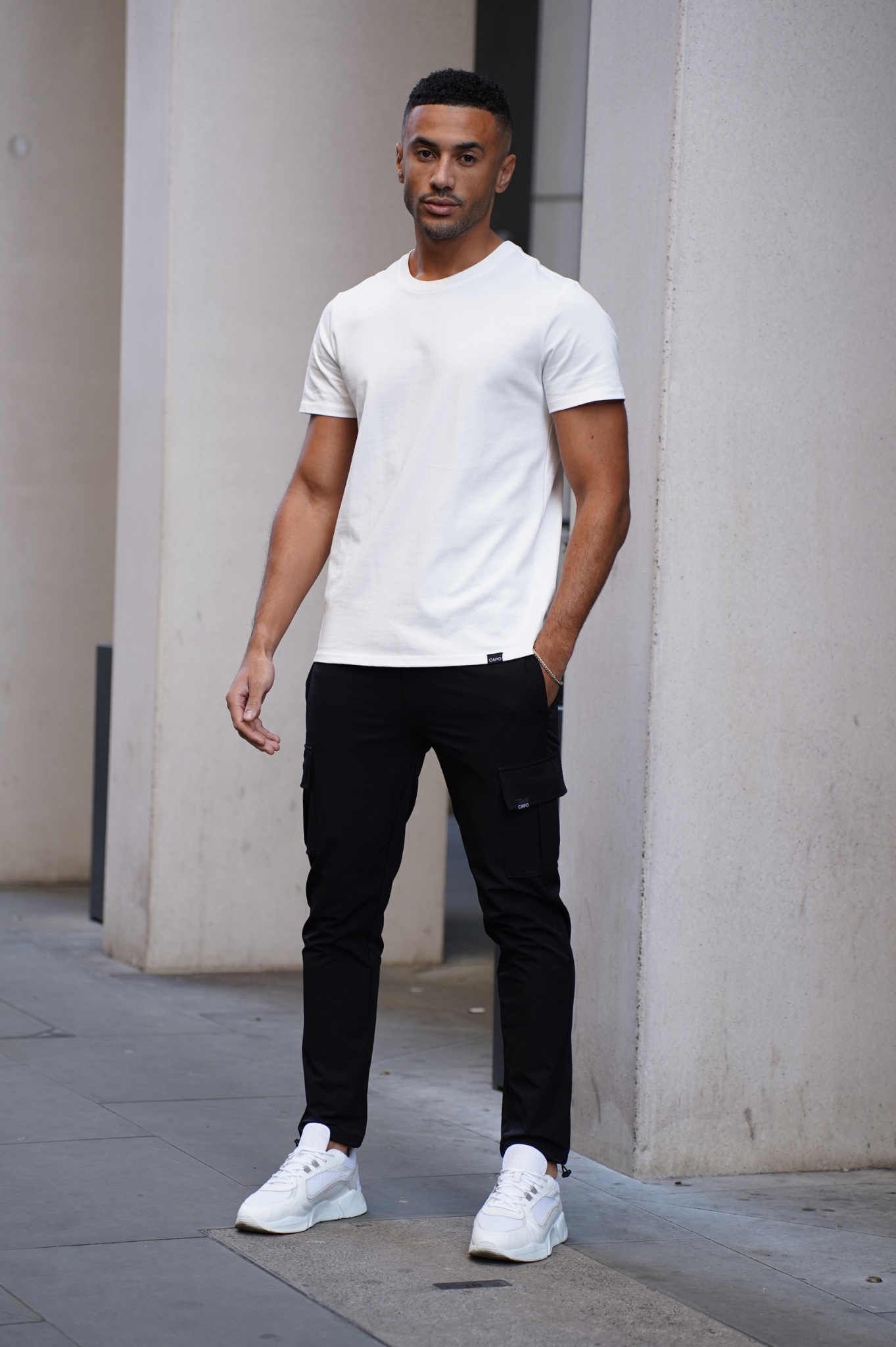 LG - Pantalon cargo UTILITY Toggle V2 - Noir