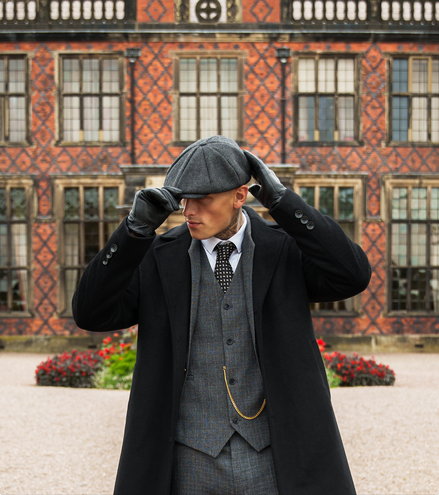 Laurent Garde - Gant En Cuir Doubleur Polaire