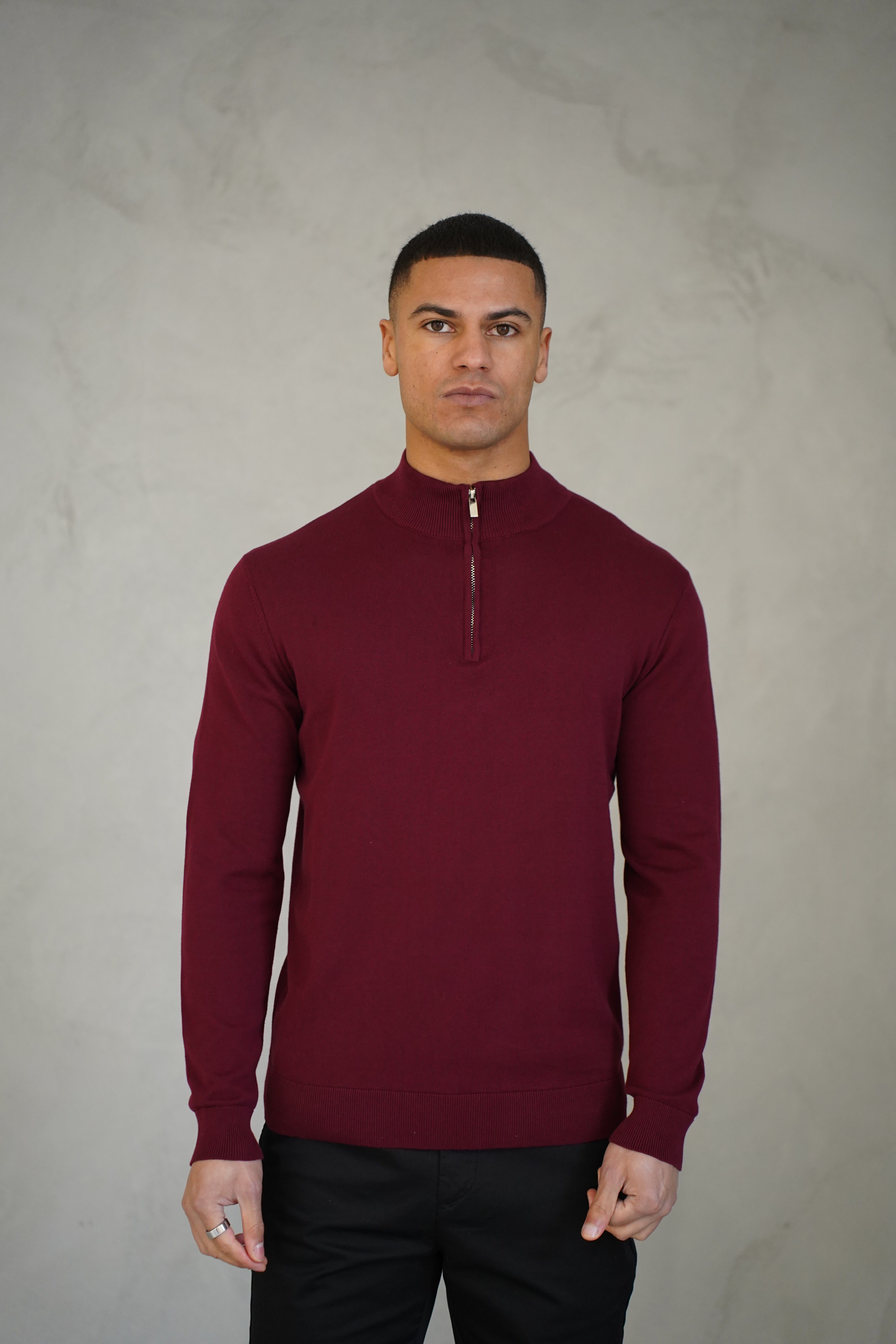 LG Cotton Egyptien  1/4 Zip Top