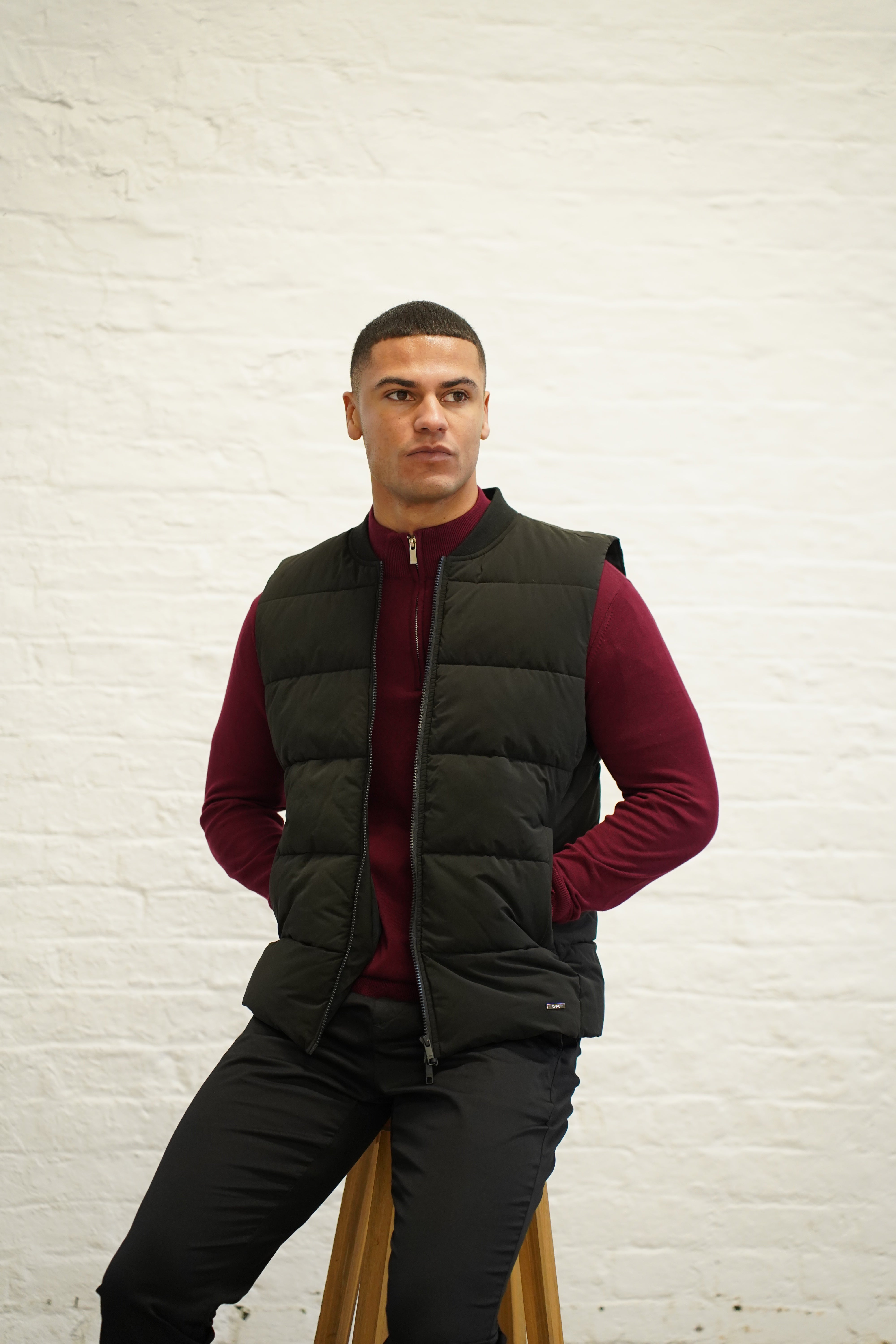 LG Cotton Egyptien  1/4 Zip Top