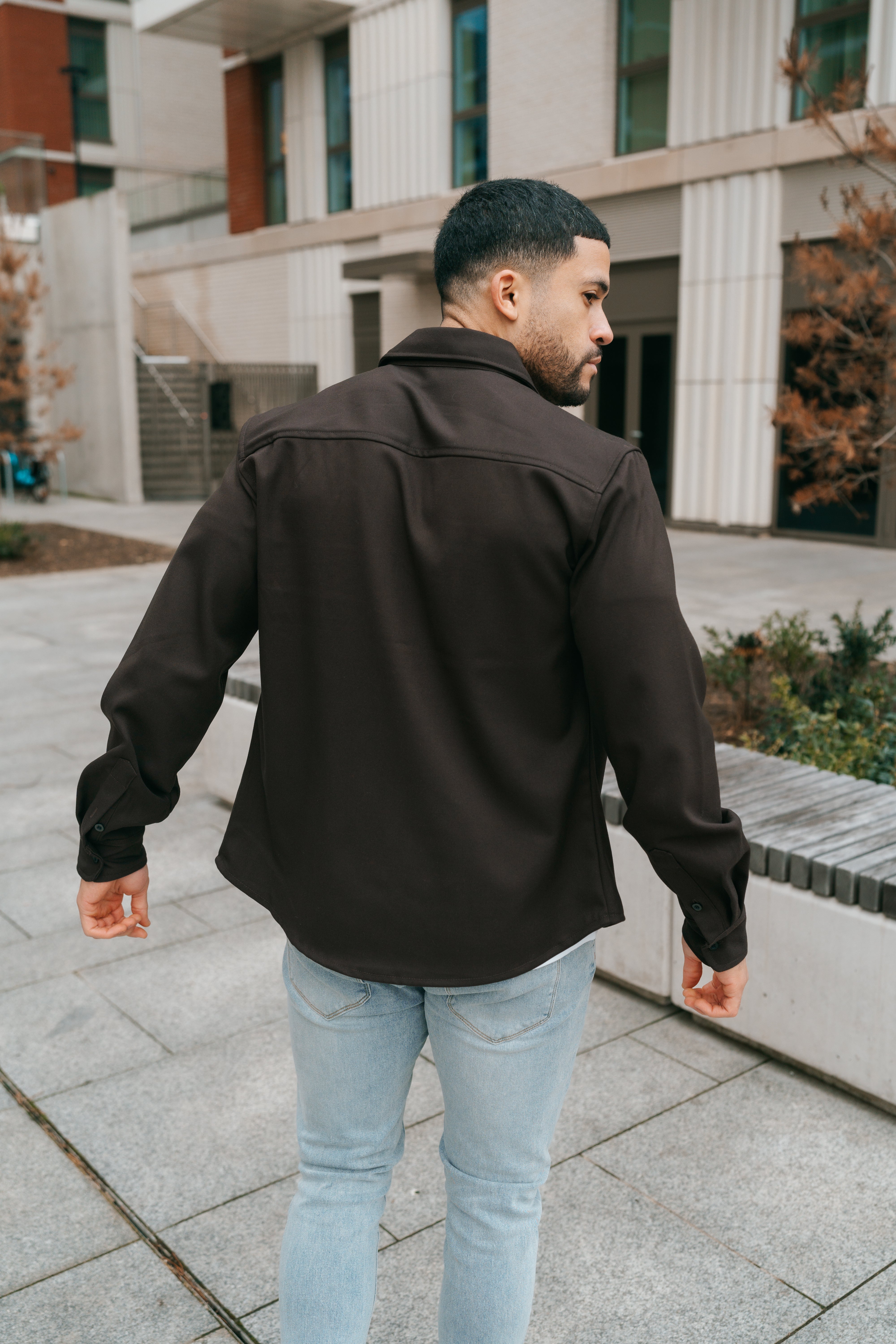 LG OVERSHIRT - Bruin