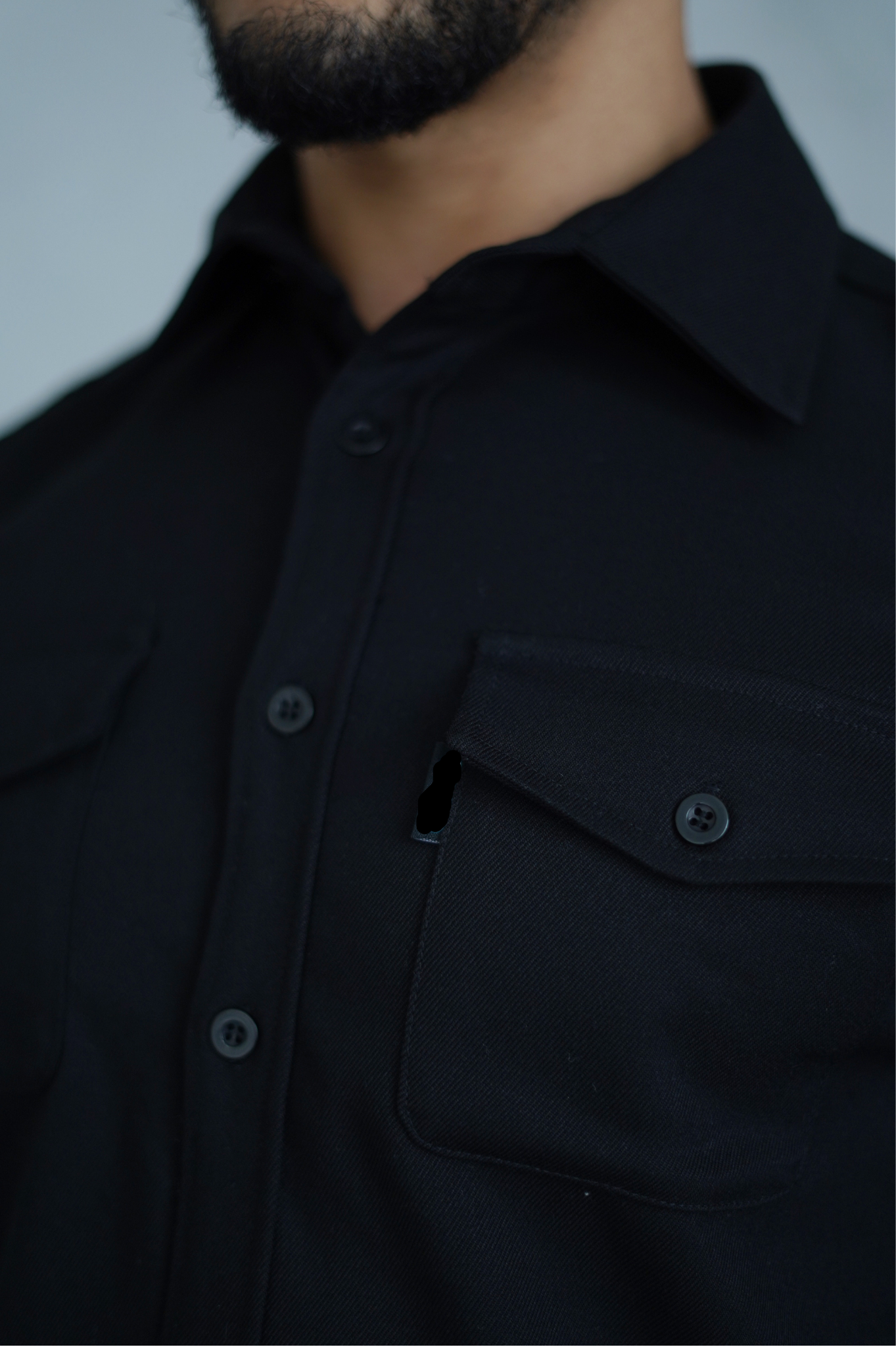 LG OVERSHIRT - Noir
