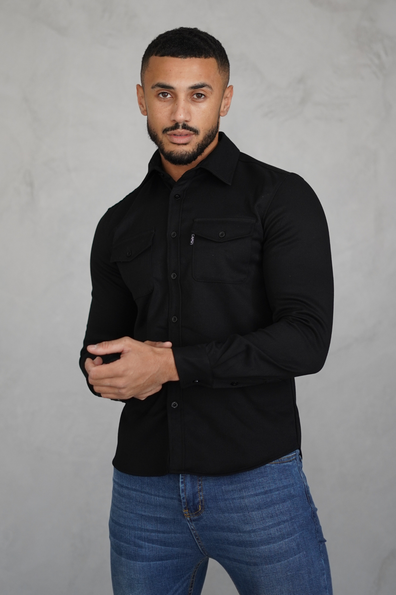 LG OVERSHIRT - Noir
