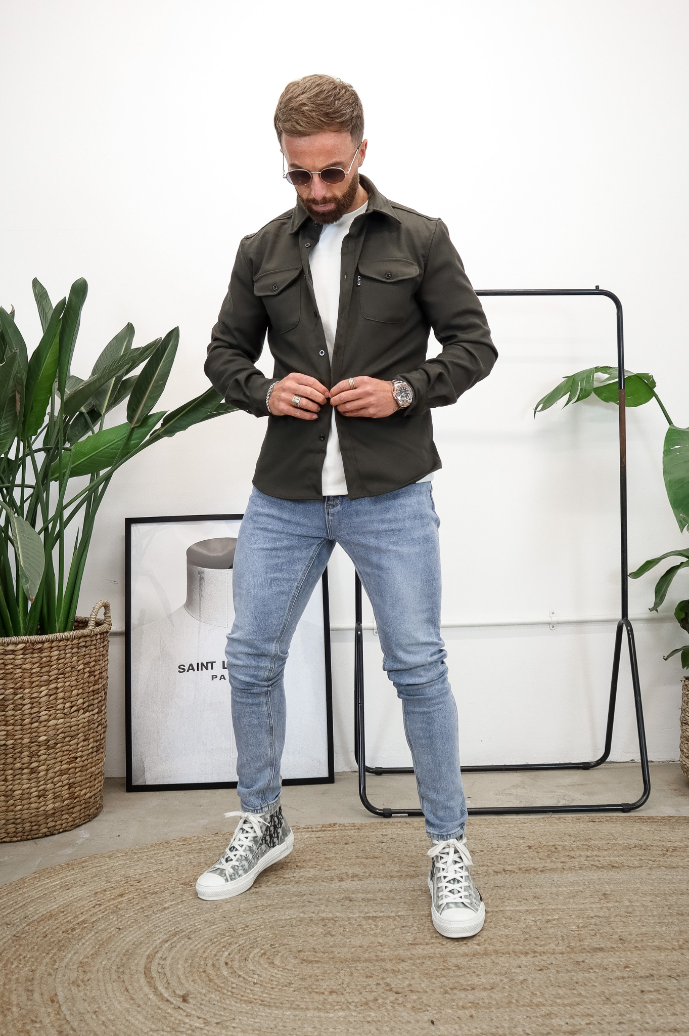 LG OVERSHIRT - Khaki